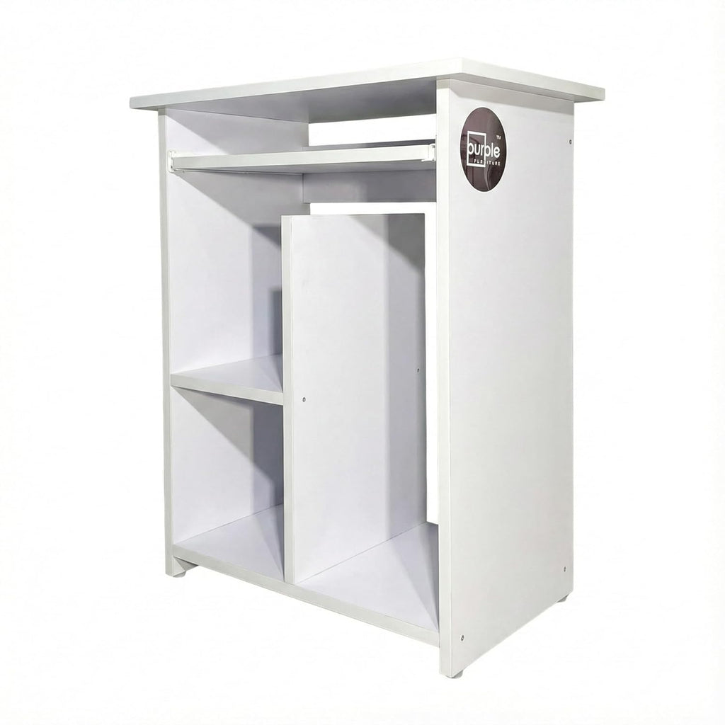 Purple Furniture Engineered Wood Elite Home Office Computer Table,Study Desk,Writing Desk and Lap Desk for Students,Kids and Adults(Matte Finish, Do-It-Yourself, Small) (White)